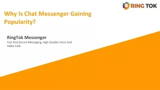 Why Is Chat Messenger Gaining Popularity