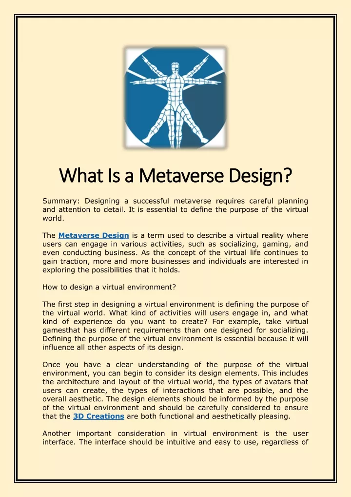 what is what is a a metaverse design metaverse