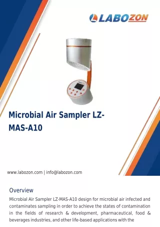 microbial air sampler lz mas a10
