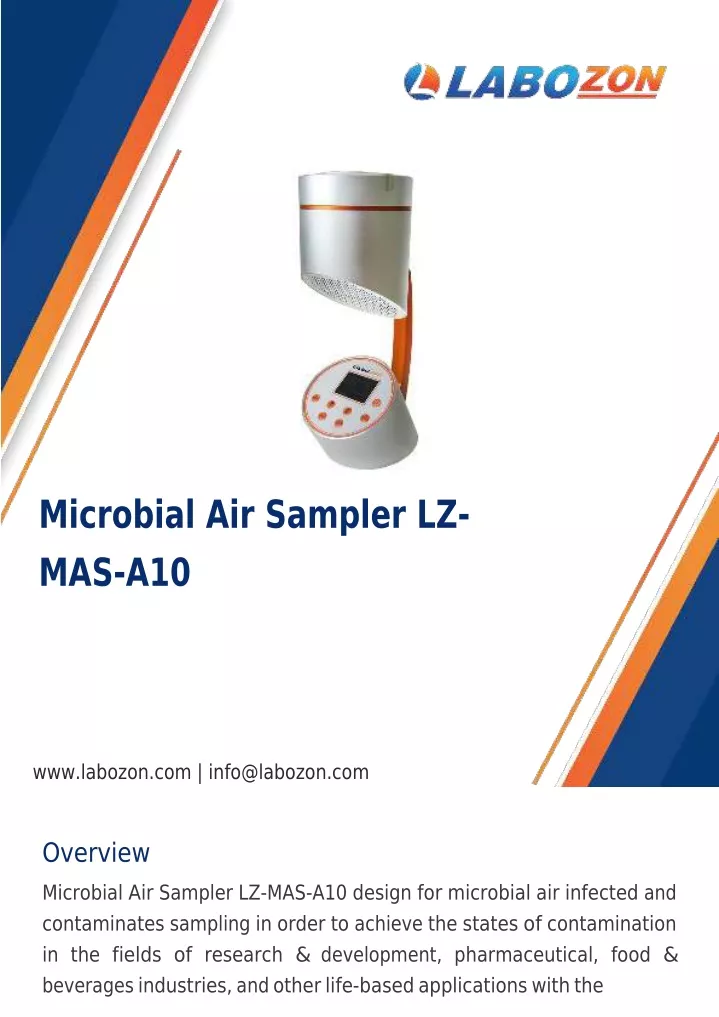microbial air sampler lz mas a10