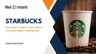 starbucks how did it make a comeback through