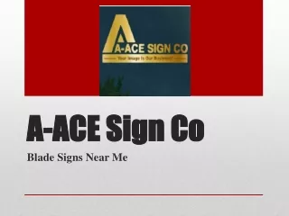 a ace sign co