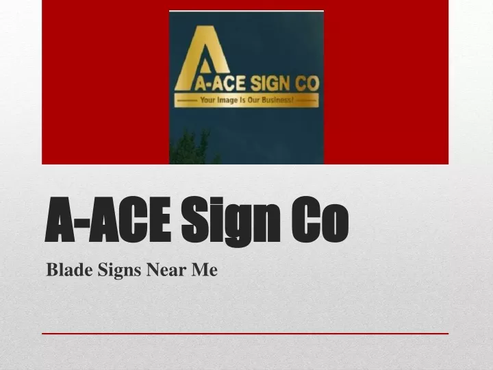 a ace sign co