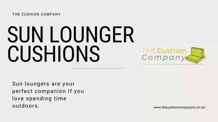 the cushion company