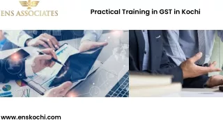 practical training in gst in kochi
