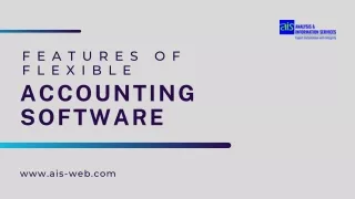 Features of Flexible Accounting Software