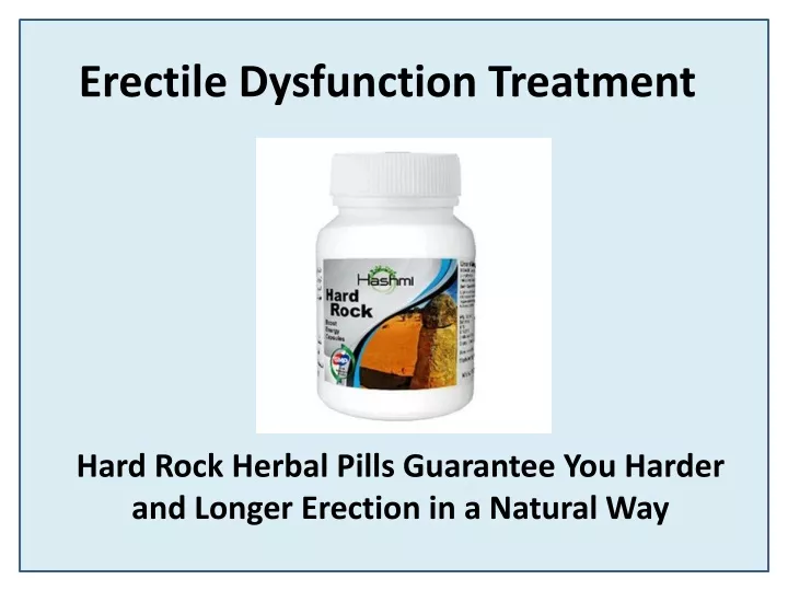 erectile dysfunction treatment