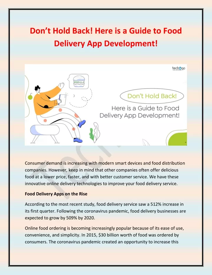 don t hold back here is a guide to food delivery