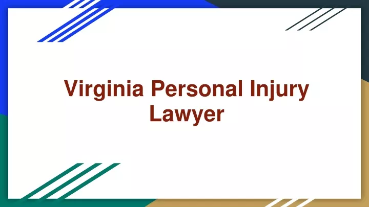 virginia personal injury lawyer