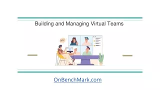 building and managing virtual teams