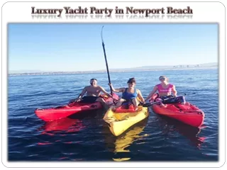 Luxury Yacht Party in Newport Beach