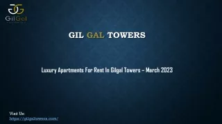 Luxury Apartments For Rent In Gilgal Towers -2023
