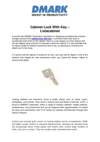 cabinet lock with key listacabinet