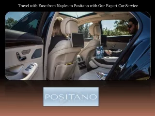 travel with ease from naples to positano with