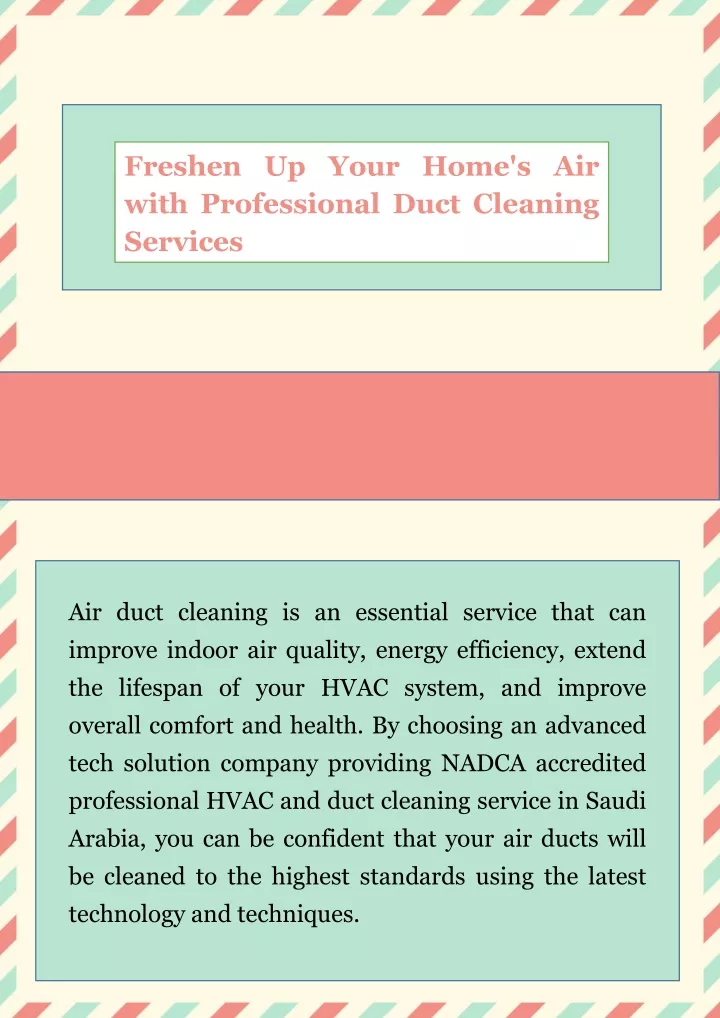 freshen up your home s air with professional duct