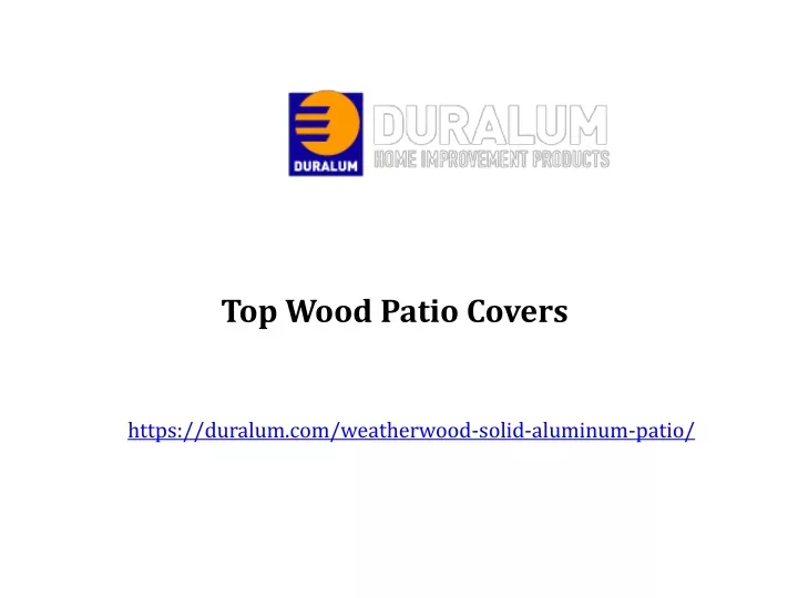 top wood patio covers