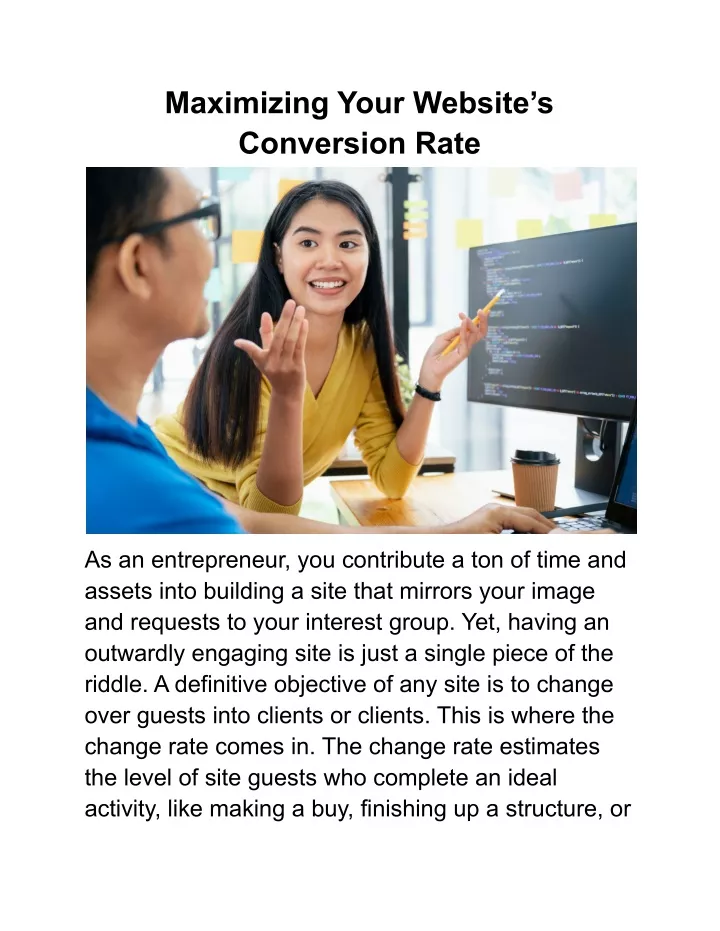 maximizing your website s conversion rate