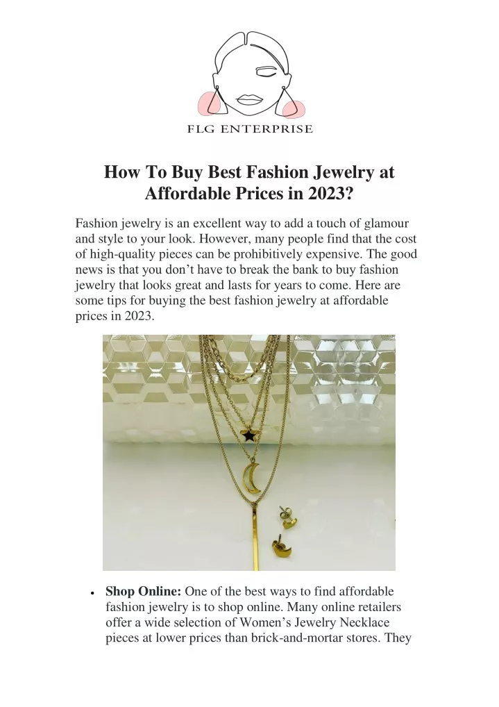 how to buy best fashion jewelry at affordable