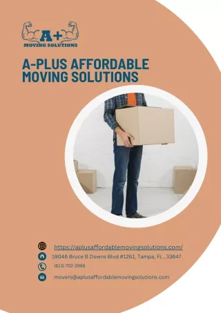 A-Plus Affordable Moving Solutions