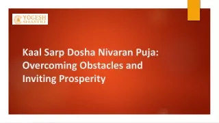 Kaal Sarp Dosha Nivaran Puja Yogesh Shastri