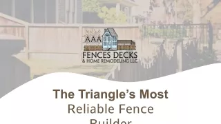 Wood Fence Company in Raleigh