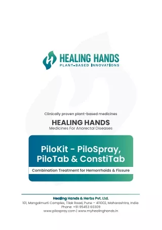 HEALING HANDS | PILOSPRAY