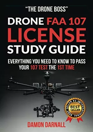(PDF/DOWNLOAD) Drone FAA 107 License Study Guide: Everything You Need to Know to