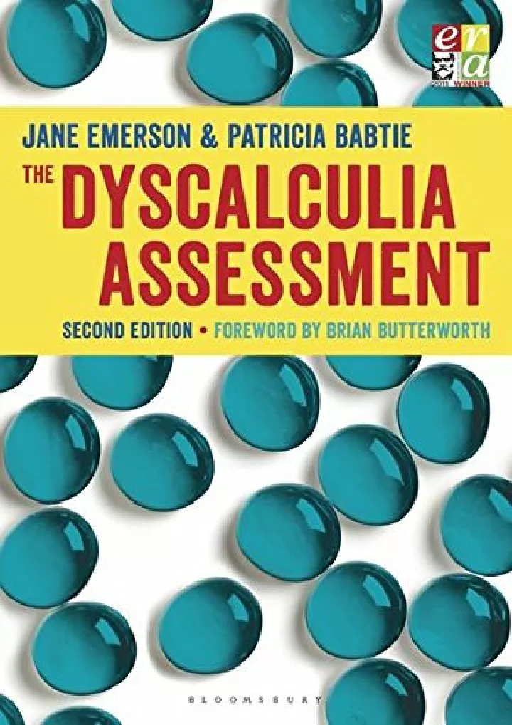 the dyscalculia assessment download pdf read