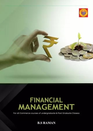 PDF/READ Financial Management: For all India Universities undergraduate, post gr
