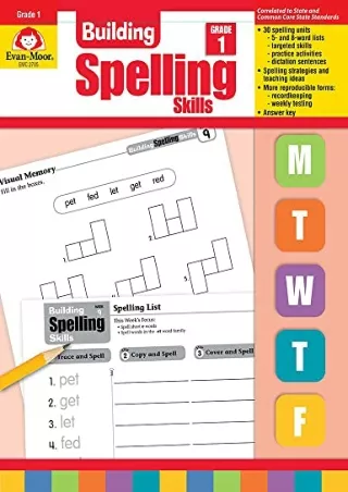 $PDF$/READ/DOWNLOAD Evan-Moor Building Spelling Skills, Grade 1 - Homeschooling