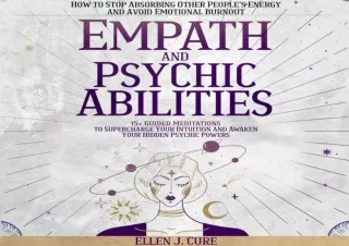 [PDF] Empath and Psychic Abilities: How to Stop Absorbing Other People’s Energy