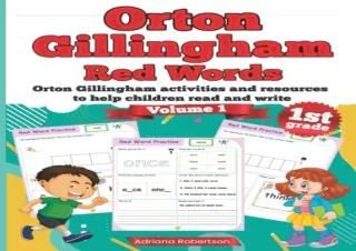 (PDF) Orton Gillingham Red Words. Orton Gillingham activities and resources to h