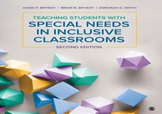 PDF Teaching Students With Special Needs in Inclusive Classrooms kindle