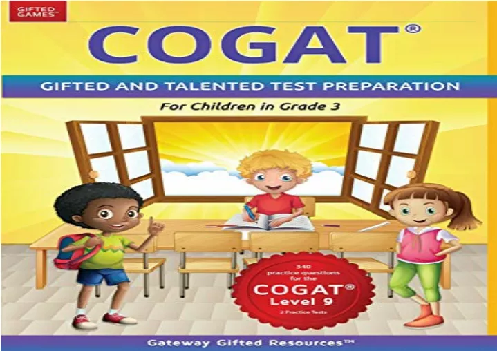 download cogat test prep grade 3 level 9 gifted