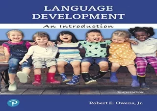 download pdf language development an introduction