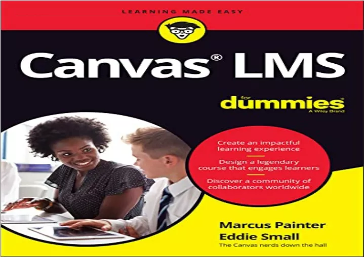 pdf book canvas lms for dummies free download