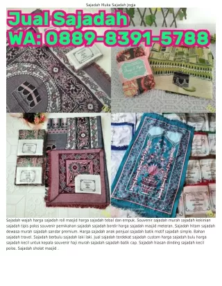 sajadah muka sajadah jogja