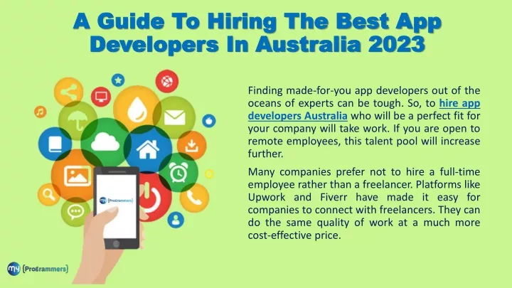 a guide to hiring the best app developers in australia 2023