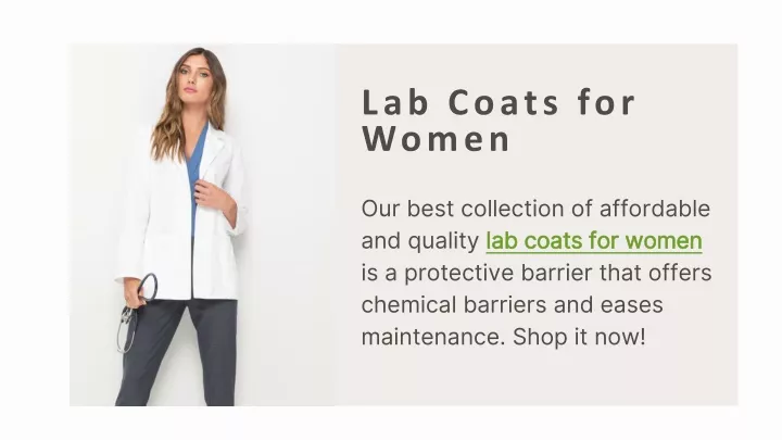 lab coats for women