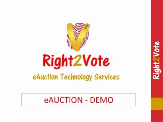 eAuction Demo - Right2vote 23Jan23