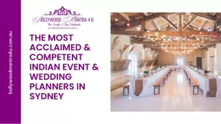 The Most Acclaimed & Competent Indian Event & Wedding Planners in Sydney