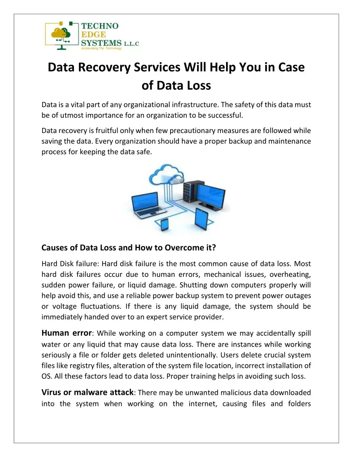 data recovery services will help you in case