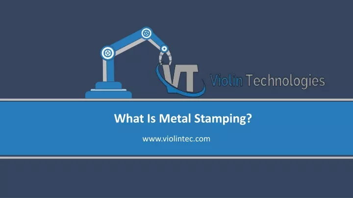 what is metal stamping
