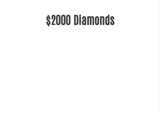 2000 diamonds