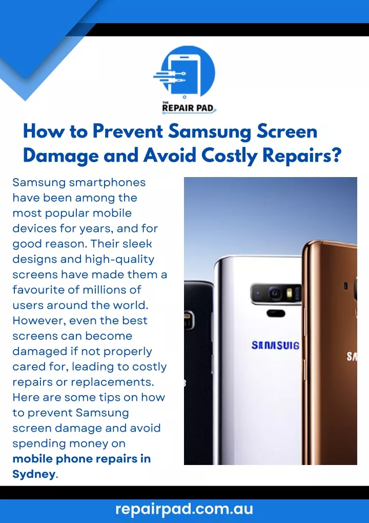 how to prevent samsung screen damage and avoid