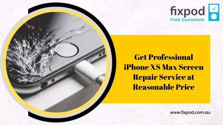 get professional iphone xs max screen repair