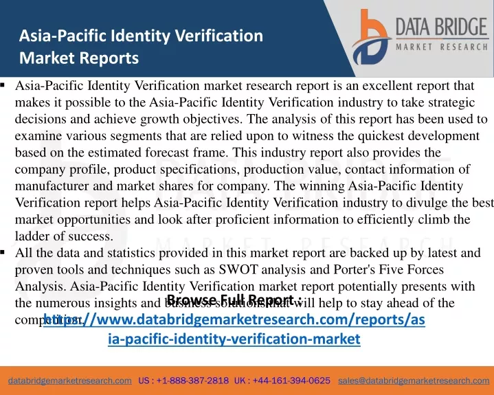 asia pacific identity verification market reports