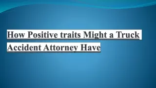 Truck Accident Attorneys