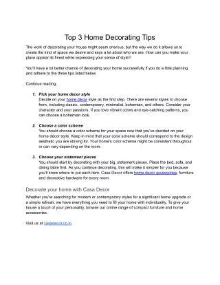 Top 3 Home Decorating Tips  .docx (1)