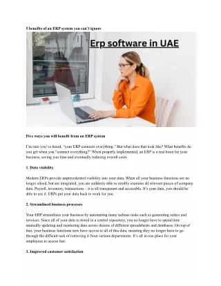 5 benefits of an erp system you can t ignore